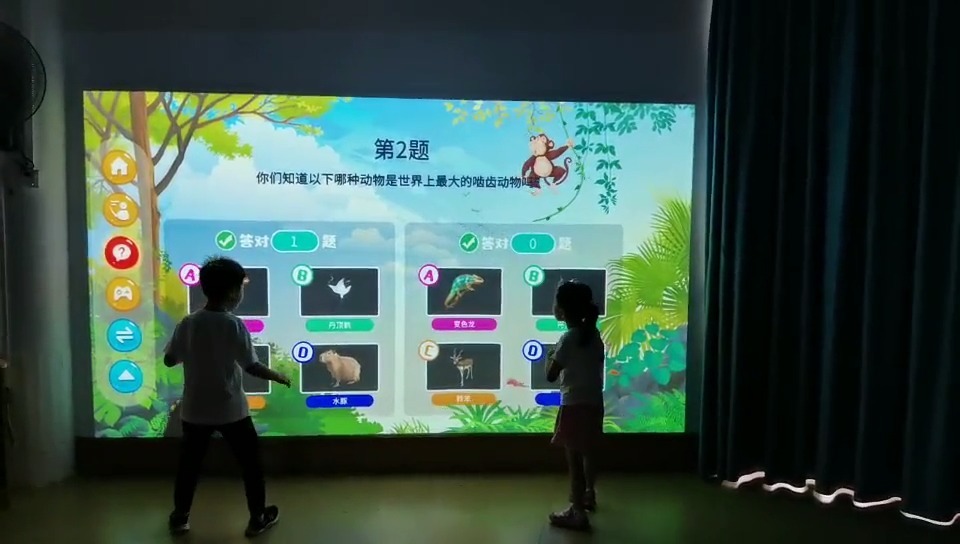 携手蓓蕾幼儿园打造贝贝全息互动体验馆,激发孩子学习