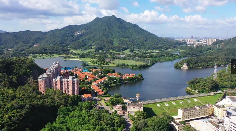 好看湾区#70秒尽览东莞长安莲花湖绿道风光