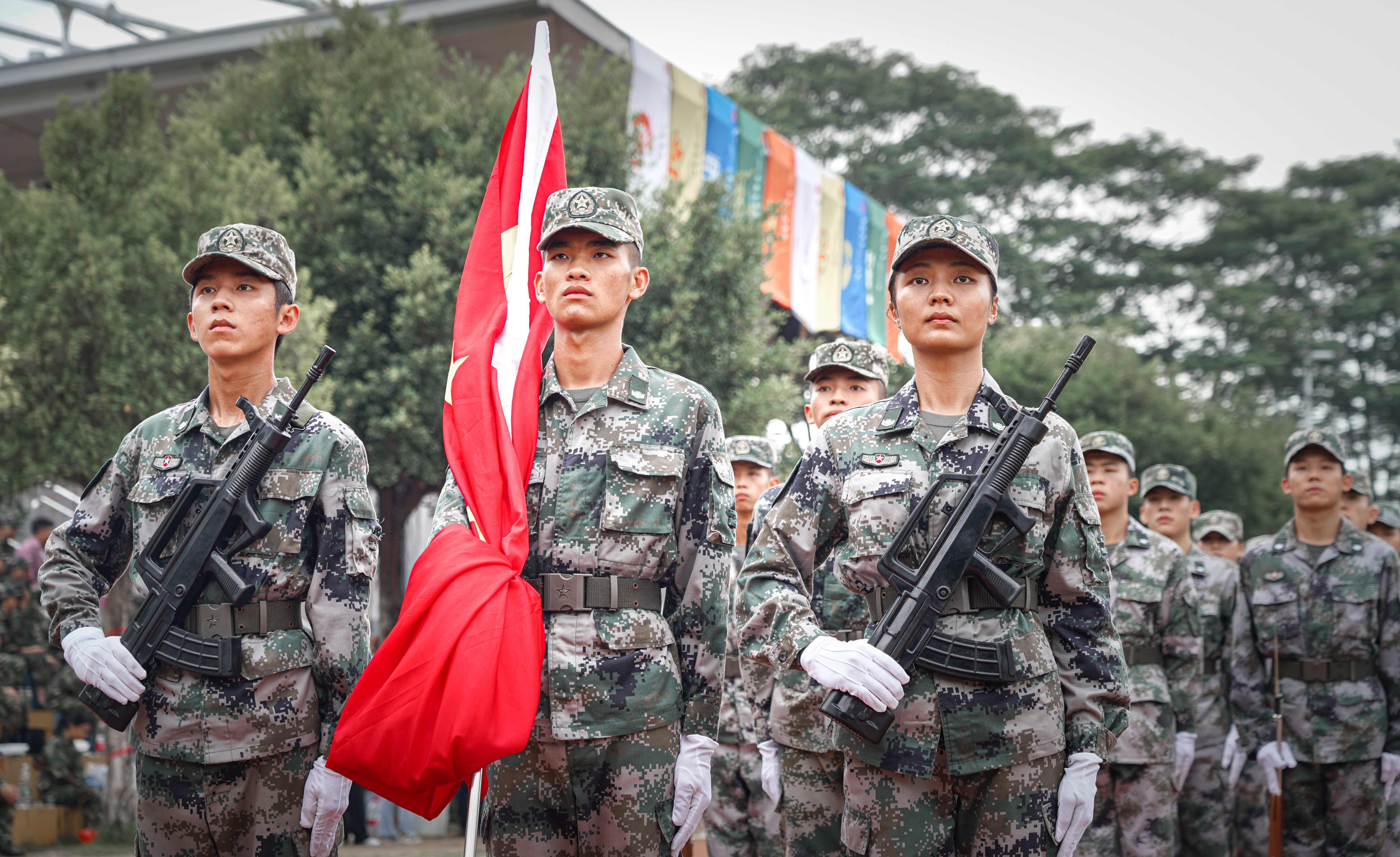 吹響集結號!我校2021級新生開學典禮暨軍訓動員大會順利召開!