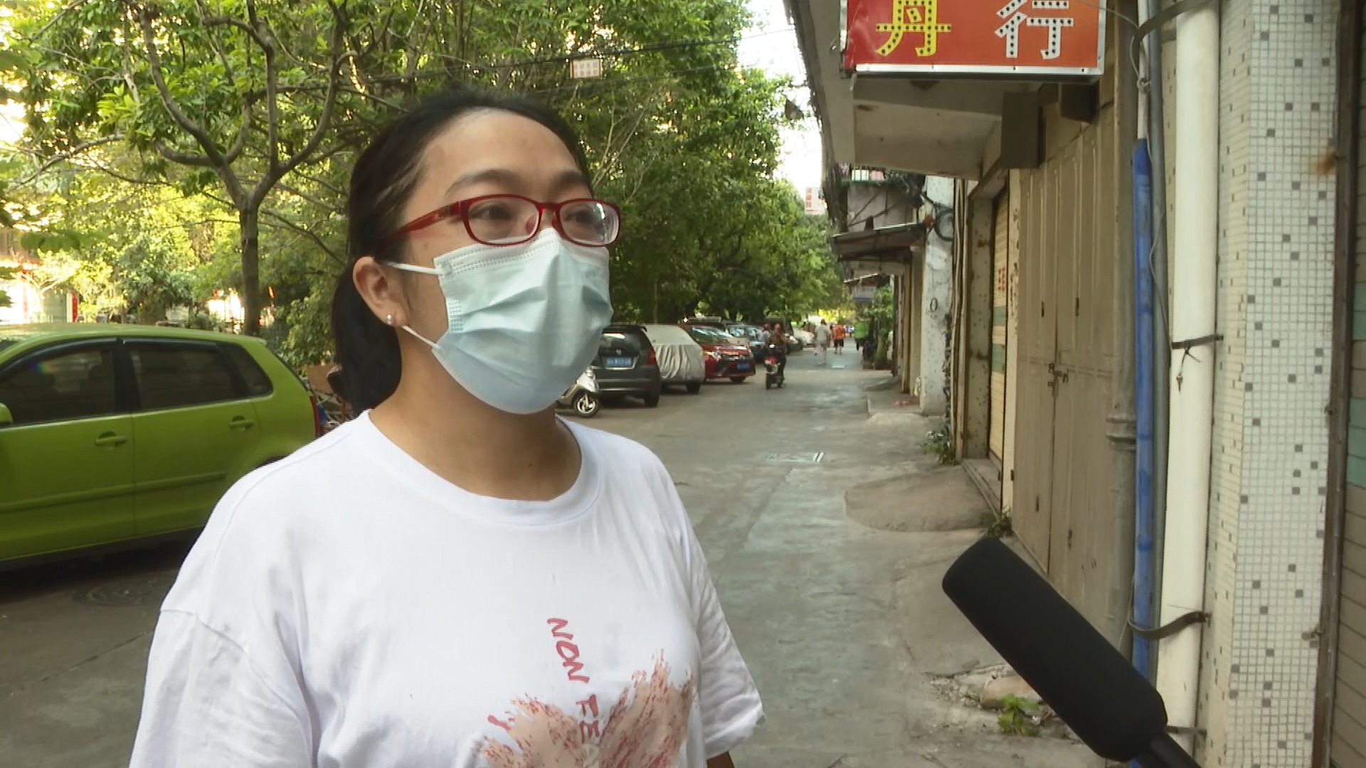 采访城西街道北园社区干部 蔡淑莲